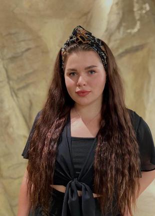 Тюрбан-обруч, повязка обруч, повязка на голову myscarf