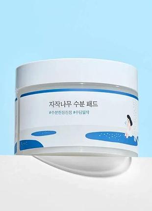 Освіжаючі тонер-педи round lab birch juice moisturizing pad 80 шт