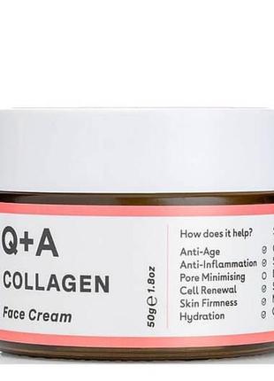 Крем для лица с коллагеном q+a collagen face cream 50g3 фото