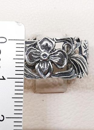 Перстень срібне "цвіти" 21 5,223 фото