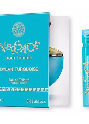 Versace pour femme dylan turquoise туалетная вода (пробник) 1ml (8011003861705)
