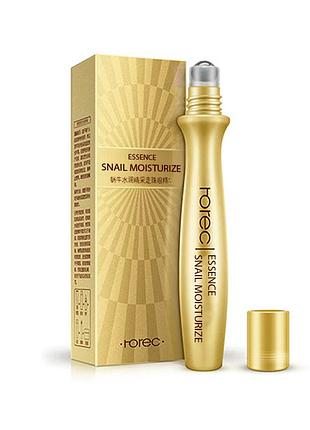 Сироватка rorec nursin snail moisturize 15 мл із муцином равлика та гіалуроновою кислотою для шкіри навколо очей