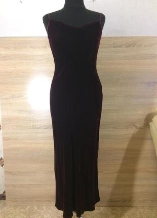 Вечірній коктейльне плаття для урочистості з оксамиту