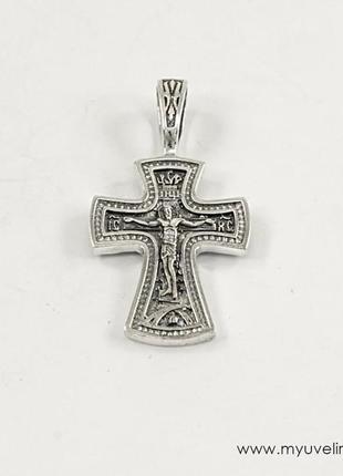 Православный крестик из серебра