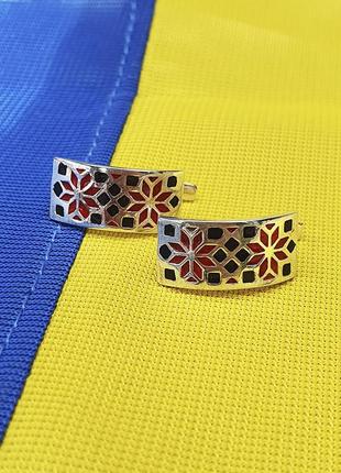 Сережки вышиванки