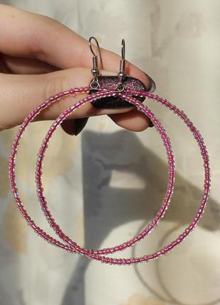 Серьги "кольца"