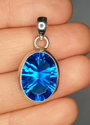 Кулон серебряный с мистик кварцем 5,56 г