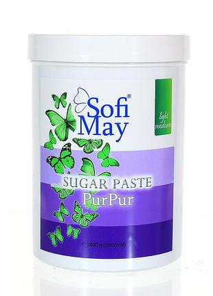 Цукрова паста для шугарингу ожина sofi may purpur light medium 1400 г