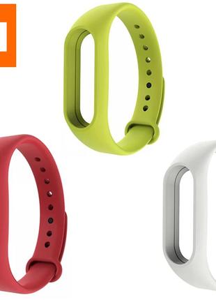 Силиконовые ремешки 3шт для фитнес браслета трекера xiaomi mi band m2 set 3-7. ремінець для xiaomi mi band m2