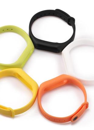 Силіконові ремінці 3шт для фітнес браслета трекера xiaomi mi band m2 set 3-7. ремінець для xiaomi mi band m28 фото