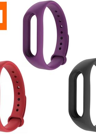 Силіконові ремінці 3шт для фітнес браслета трекера xiaomi mi band m2 set 3-4. ремінець для xiaomi mi band m21 фото