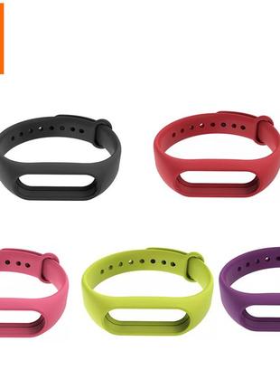 Силиконовые ремешки 5шт для фитнес браслета трекера xiaomi mi band m2 set 5-2. ремінець для xiaomi mi band m21 фото