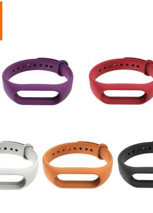 Силиконовые ремешки 5шт для фитнес браслета трекера xiaomi mi band m2 set 5-5. ремінець для xiaomi mi band m2