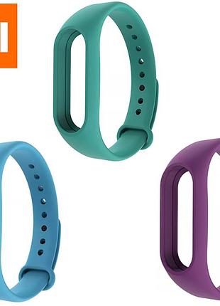 Силиконовые ремешки 3шт для фитнес браслета трекера xiaomi mi band m2 set 3-2. ремінець для xiaomi mi band m2