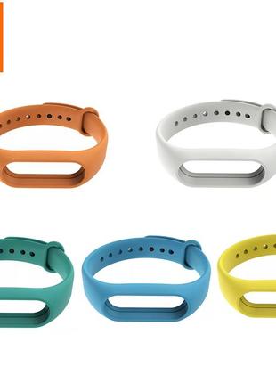 Силиконовые ремешки 5шт для фитнес браслета трекера xiaomi mi band m2 set 5-1. ремінець для xiaomi mi band m21 фото