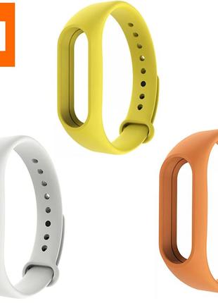 Силиконовые ремешки 3шт для фитнес браслета трекера xiaomi mi band m2 set 3-3. ремінець для xiaomi mi band m2