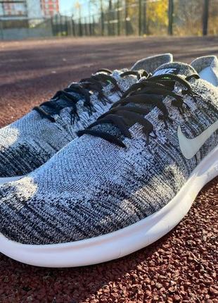 Оригінальні бігові кросівки nike free rn flyknit 2017,880843-003,р47.5/30.5см5 фото