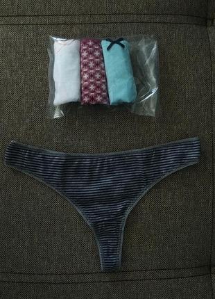 Набір трусиків secret possessions, primark, труси, трусики, комплект, стрінги