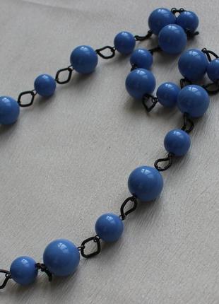 Намисто "синє синє море"3 фото