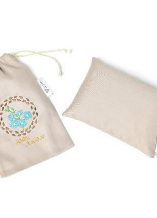 Подушка-грілка organic з насінням льону tm ideia 15х23 см