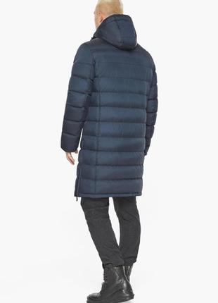 Качественная зимняя куртка для мужчин  braggart "aggressive" 51450 тёмно синяя2 фото