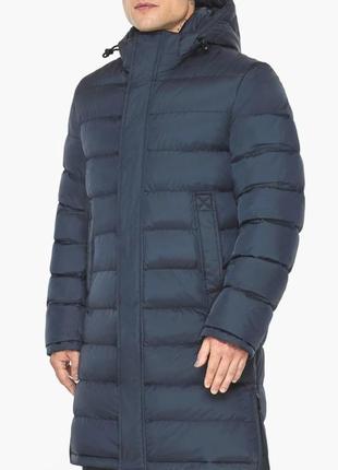 Качественная зимняя куртка для мужчин  braggart "aggressive" 51450 тёмно синяя4 фото