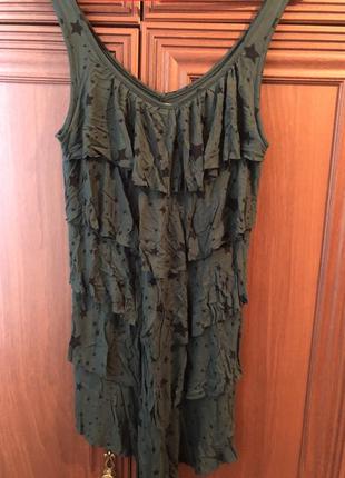 Милий короткий сарафан рюшами s