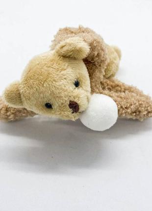 Шпилька для волосся хутряний ведмедик тедді