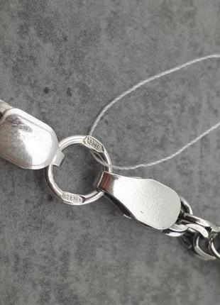 Серебряная цепочка бисмарк (вес 11,8 грамм. ширина 4.5 мм)