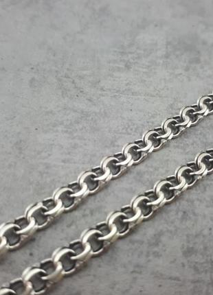 Серебряная цепочка бисмарк (вес 11,8 грамм. ширина 4.5 мм)