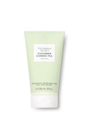 Cucumber & green tea парфюмированный крем-гель для душа от victoria's secret оригинал