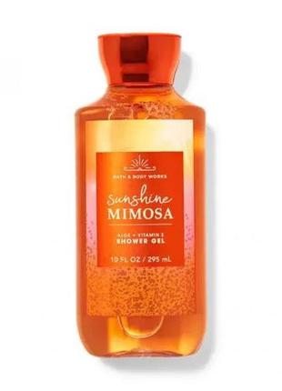 Sunshine mimosa парфюмированный гель для душа от bath and body works оригинал1 фото