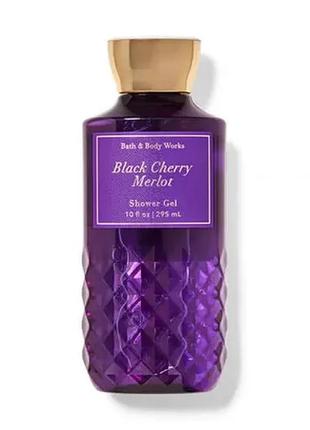 Парфумований гель для душу bath and body works black cherry merlot