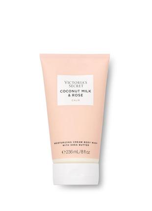 Coconut milk & rose парфюмированный крем-гель для душа от victoria's secret оригинал