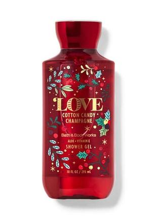 Cotton candy champagne парфюмированный гель для душа от bath and body works оригинал