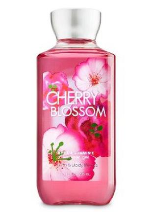 Парфумований гель для душу bath and body works cherry blossom