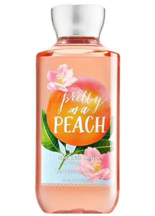 Pretty as a peach парфюмированный гель для душа от bath and body works оригинал