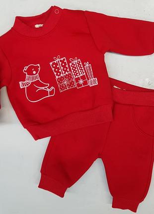 Теплий новорічний костюм для малюків