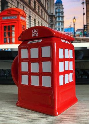 Гуртка "london" - червона телефонна будка2 фото