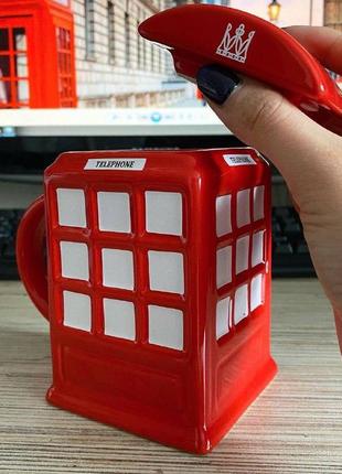 Гуртка "london" - червона телефонна будка4 фото