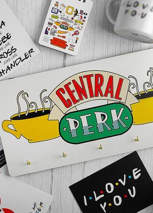 Ключница настенная горизонтальная central perk1 фото