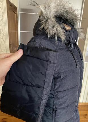 Тепла люксова куртка з капюшоном  👍5 фото