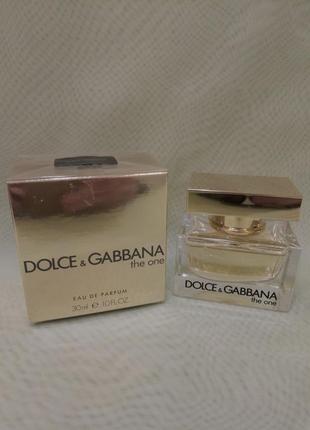 Dolce&gabbana the one,30ml,оригинал. женская парфюмированная вода.