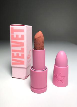 Матова помада jeffree star velvet trap. 4 г. нова. оригінал. 📦є відправка новою поштою5 фото