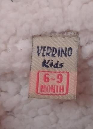 Теплий комбінезон verrino kids 6-9 місяців