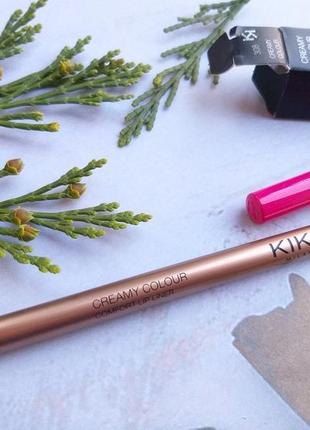 Kiko milano олівець для губ creamy colour comfort lip liner 3084 фото
