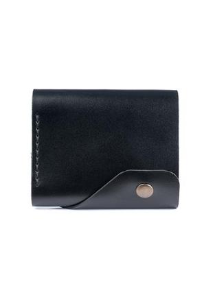 Шкіряний гаманець triple чорний kaiser1 фото