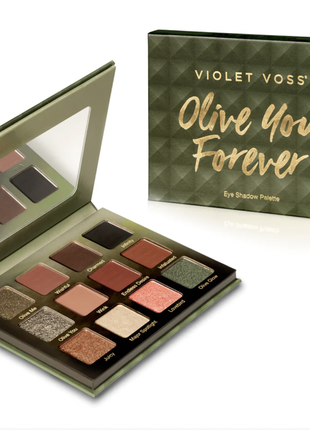 Нова палетка тіней фірми violet voss olive you forever