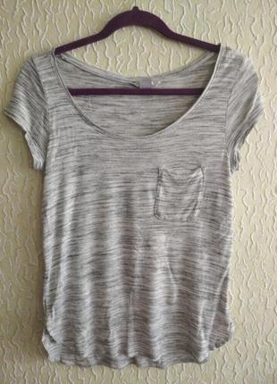 Меланжевая футболка, h&m