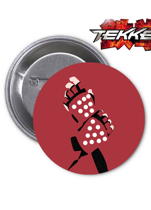 Значок badge game гра tekken залізний кулак